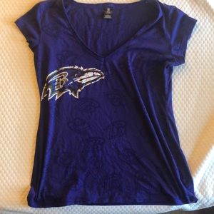 NFL Baltimore Ravens v-neck t-shirt